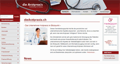 Desktop Screenshot of diearztpraxis.ch