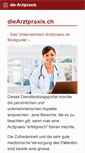 Mobile Screenshot of diearztpraxis.ch